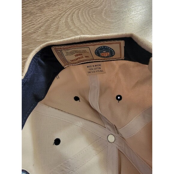 NWT VTG Twins Enterprise TENNESSEE TITANS Football Cap Beige NFL Adjustable Hat - Picture 4 of 5